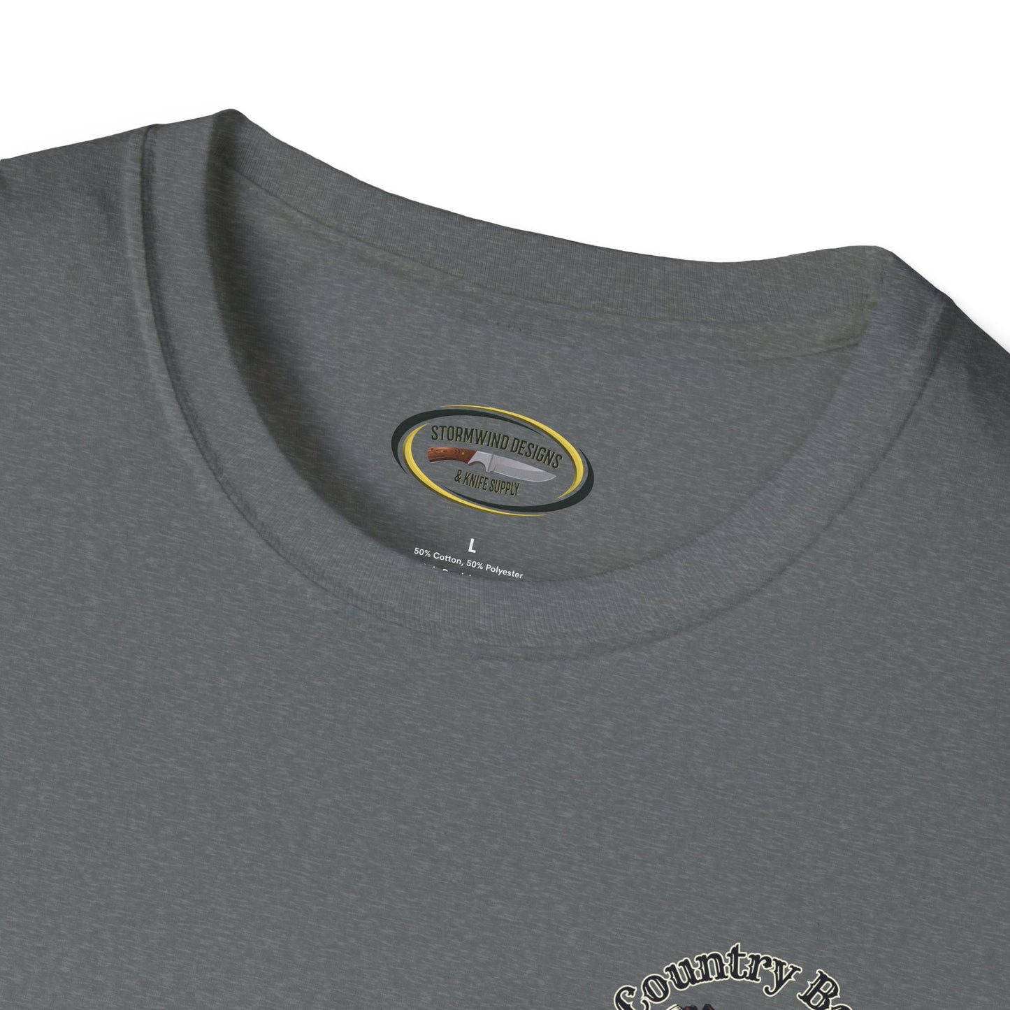 Unisex ‘Country Boys Always Survive’ Tee - Soft Ring-Spun Cotton, Durable Twill Tape Shoulders, Ethically Made & Oeko-Tex Certified