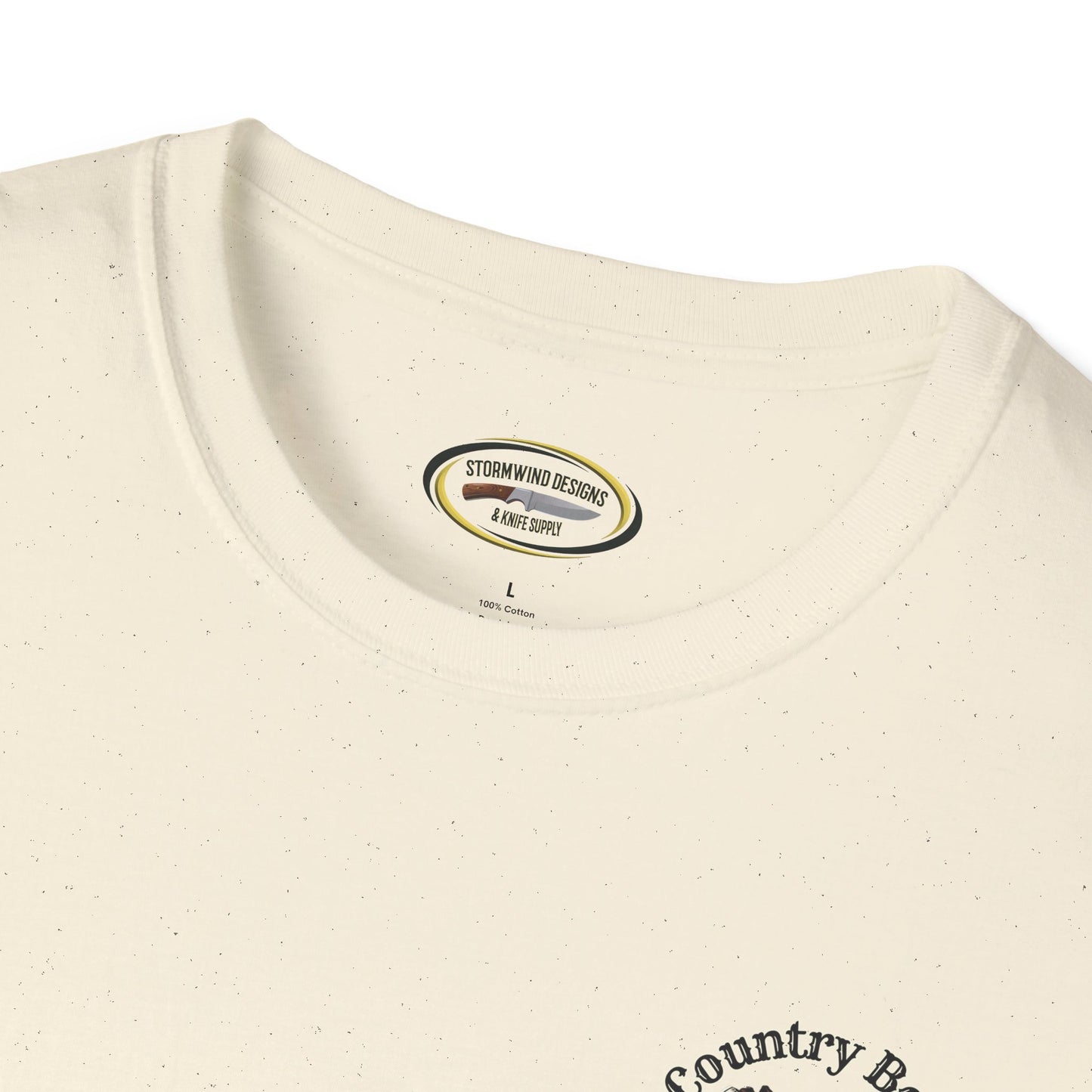 Unisex ‘Country Boys Always Survive’ Tee - Soft Ring-Spun Cotton, Durable Twill Tape Shoulders, Ethically Made & Oeko-Tex Certified