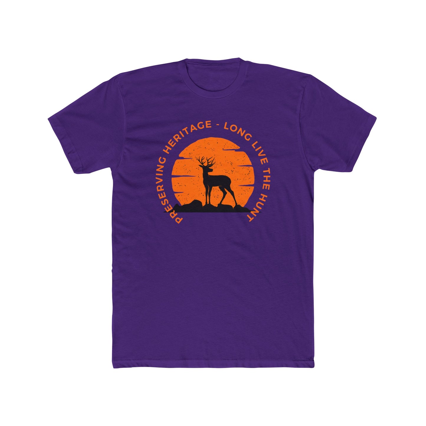 “American Hunting Heritage Men’s Tee - Long live the Hunt | Lightweight Cotton Crew Shirt”