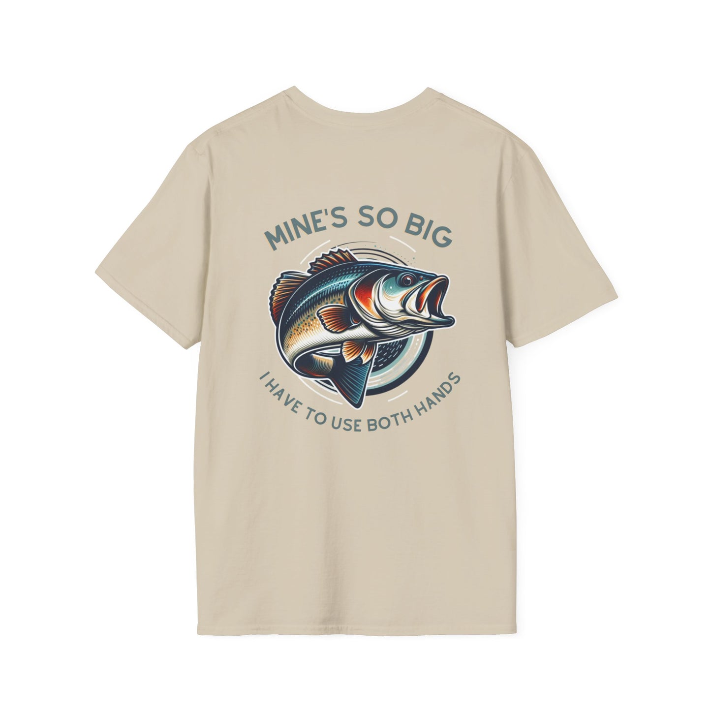 Unisex Bass Fishing T-Shirt | Humorous Angler Tee | Soft-Style Cotton Comfort | Durable & Ethical Casualwear | Funny Fishing Gift