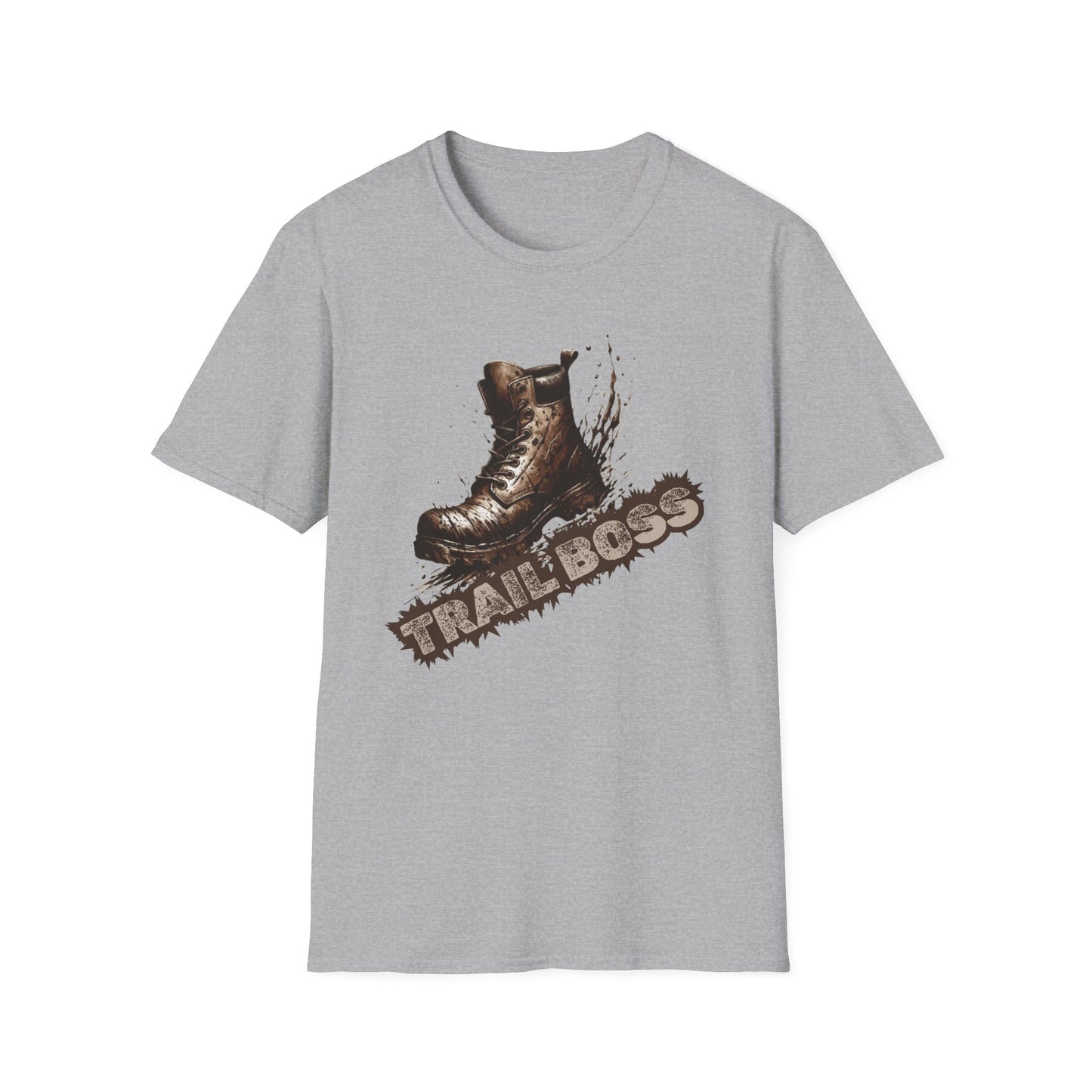 Trail Boss Cotton Tee: Bear-Proof Humor, Eco-Friendly Comfort, Versatile Outdoor Wear