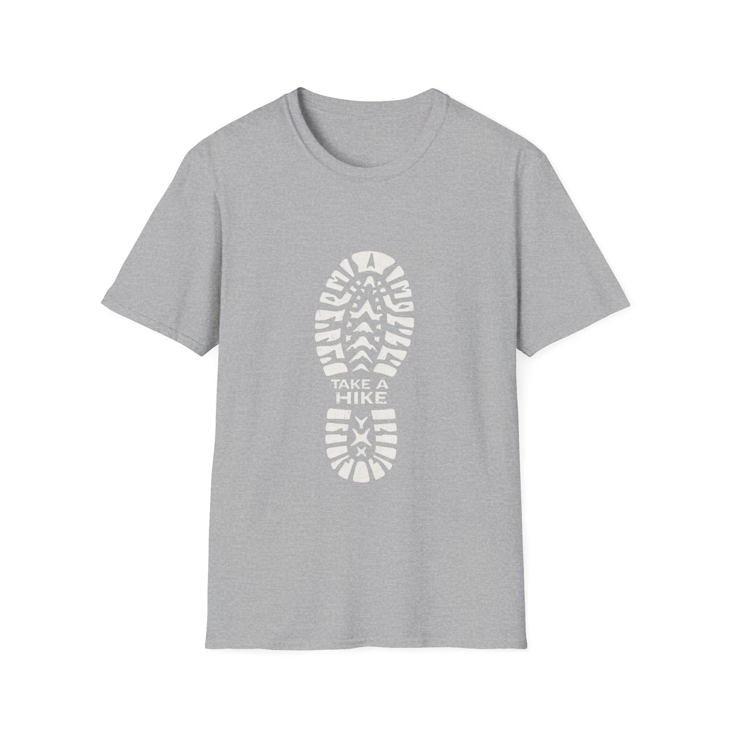 Unisex Take a Hike Soft-Style Tee - 100% Cotton Comfort with Durable Twill Tape & Ribbed Collar