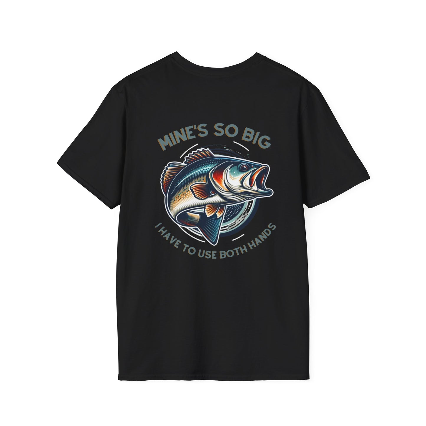 Unisex Bass Fishing T-Shirt | Humorous Angler Tee | Soft-Style Cotton Comfort | Durable & Ethical Casualwear | Funny Fishing Gift