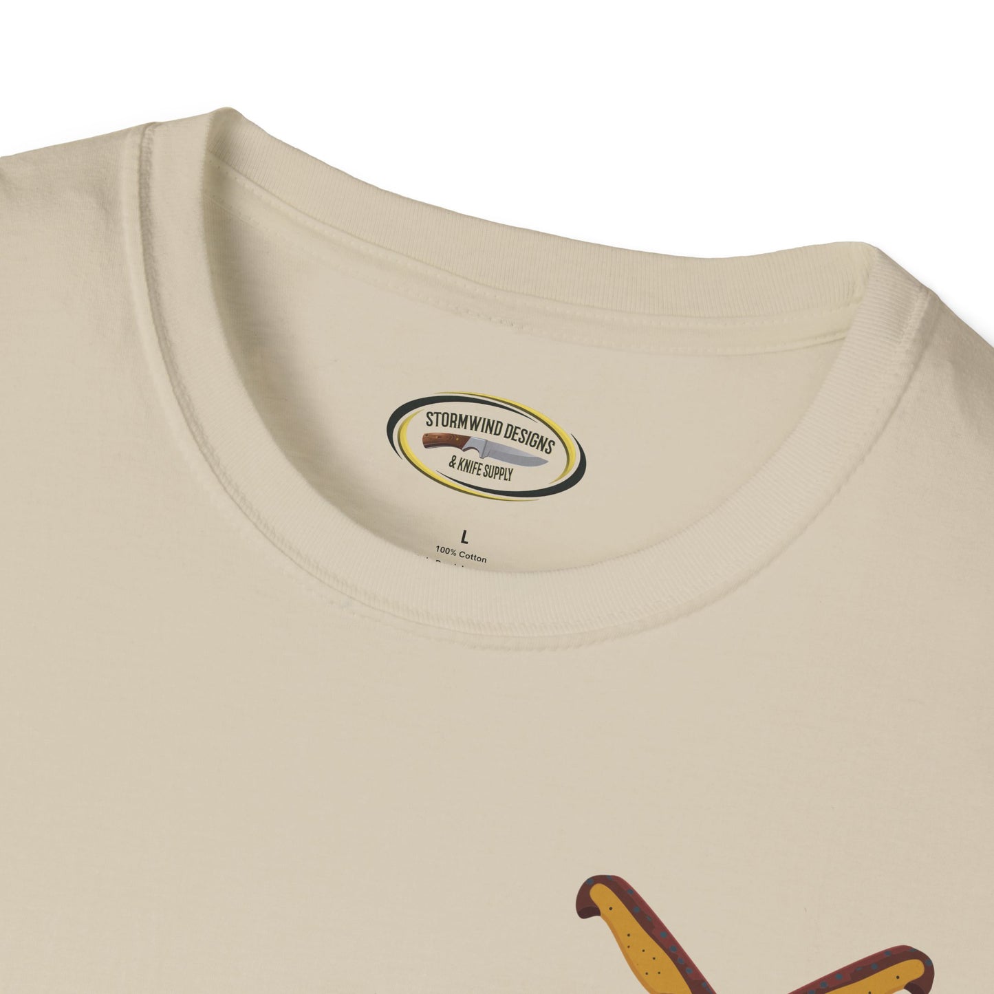 I’d Grind That Unisex T-Shirt - Soft Cotton Knife Enthusiast Tee, Durable Crew Neck, Ethically Made