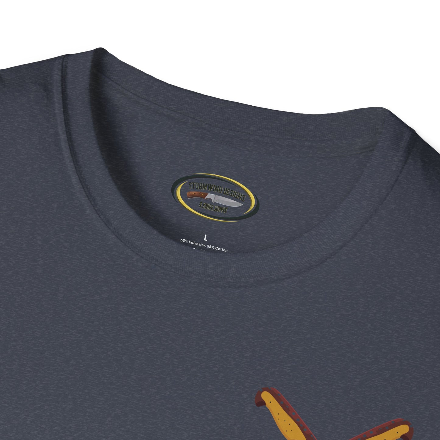 I’d Grind That Unisex T-Shirt - Soft Cotton Knife Enthusiast Tee, Durable Crew Neck, Ethically Made