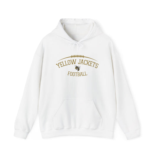 Yellow Jackets Football Unisex Hoodie, Cozy Sweatshirt, Game Day Apparel, Sports Team Gear, Unique Gift for Fans