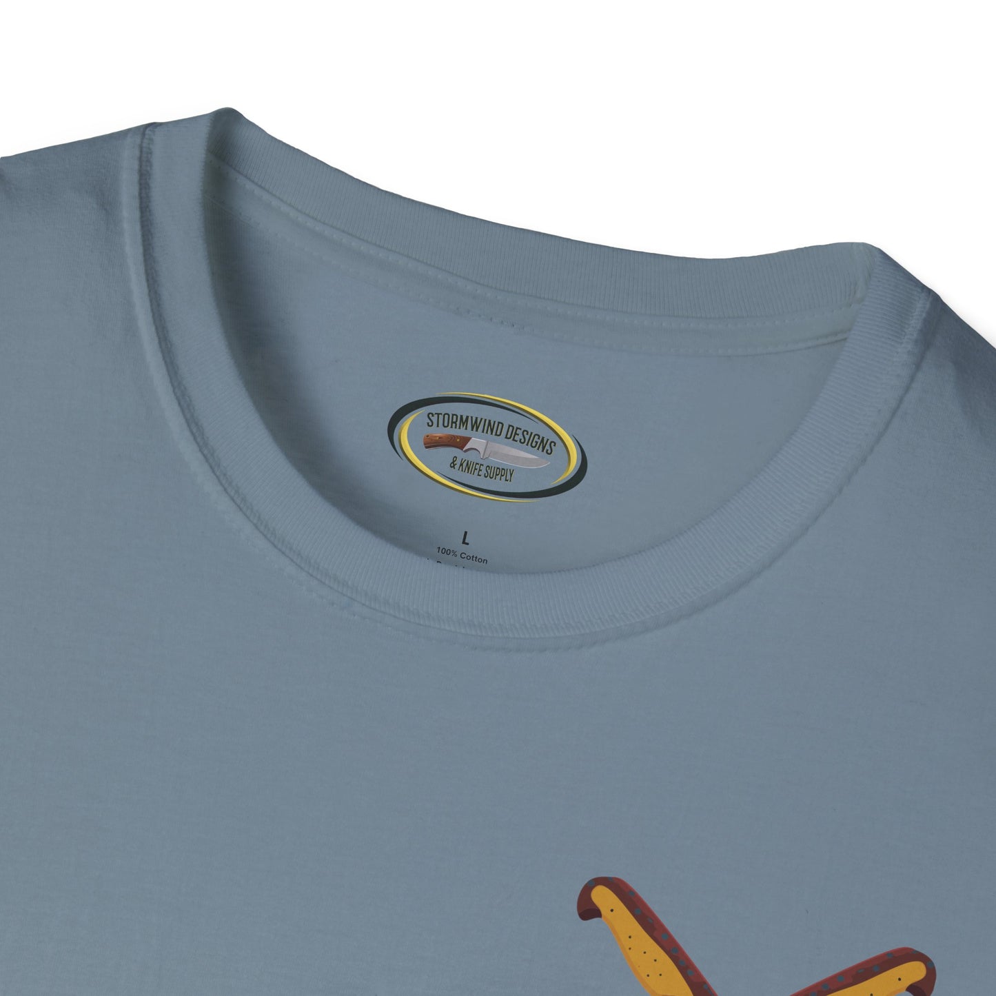I’d Grind That Unisex T-Shirt - Soft Cotton Knife Enthusiast Tee, Durable Crew Neck, Ethically Made