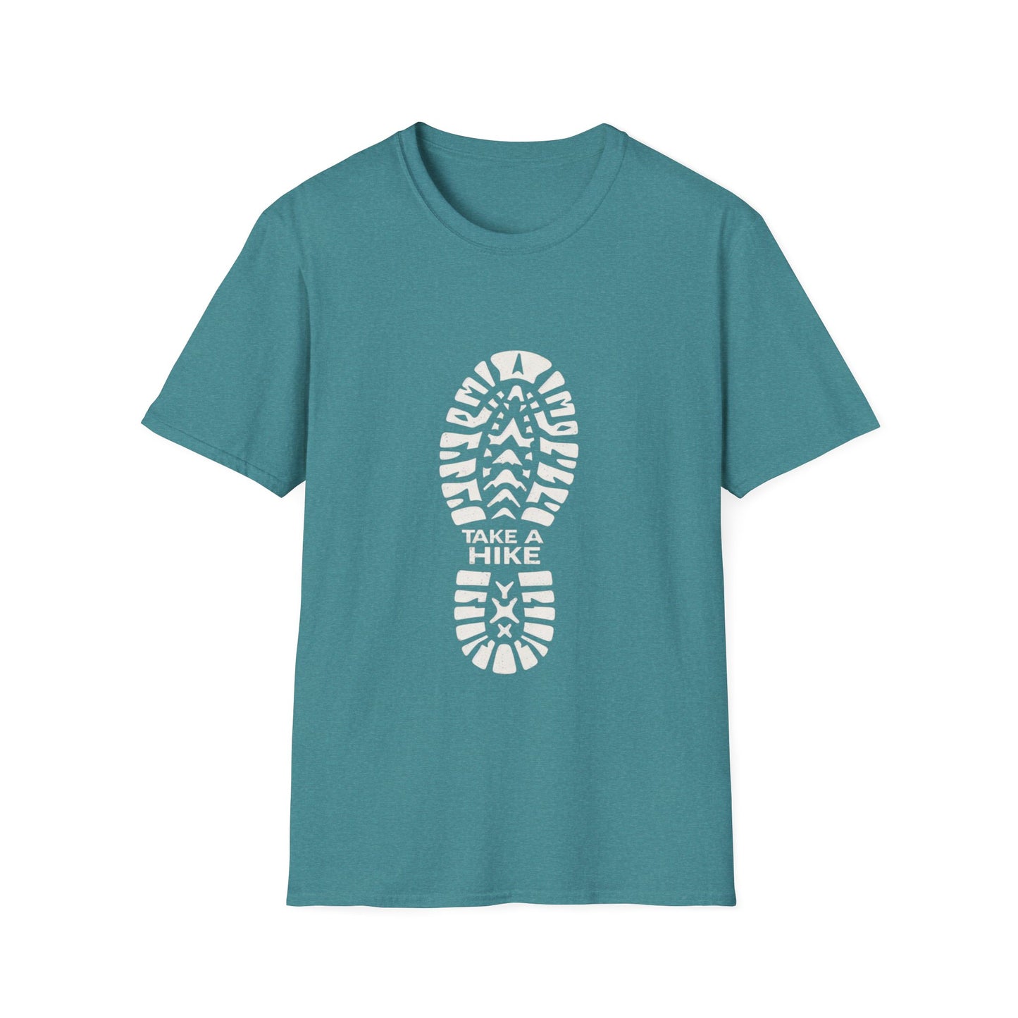 Unisex Take a Hike Soft-Style Tee - 100% Cotton Comfort with Durable Twill Tape & Ribbed Collar