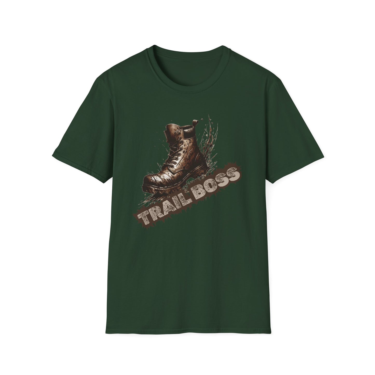 Trail Boss Cotton Tee: Bear-Proof Humor, Eco-Friendly Comfort, Versatile Outdoor Wear