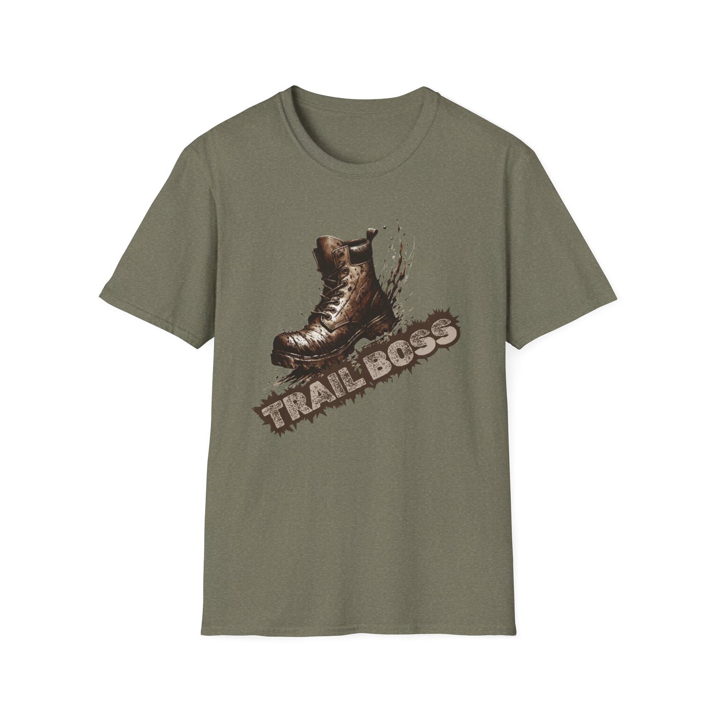 Trail Boss Cotton Tee: Bear-Proof Humor, Eco-Friendly Comfort, Versatile Outdoor Wear