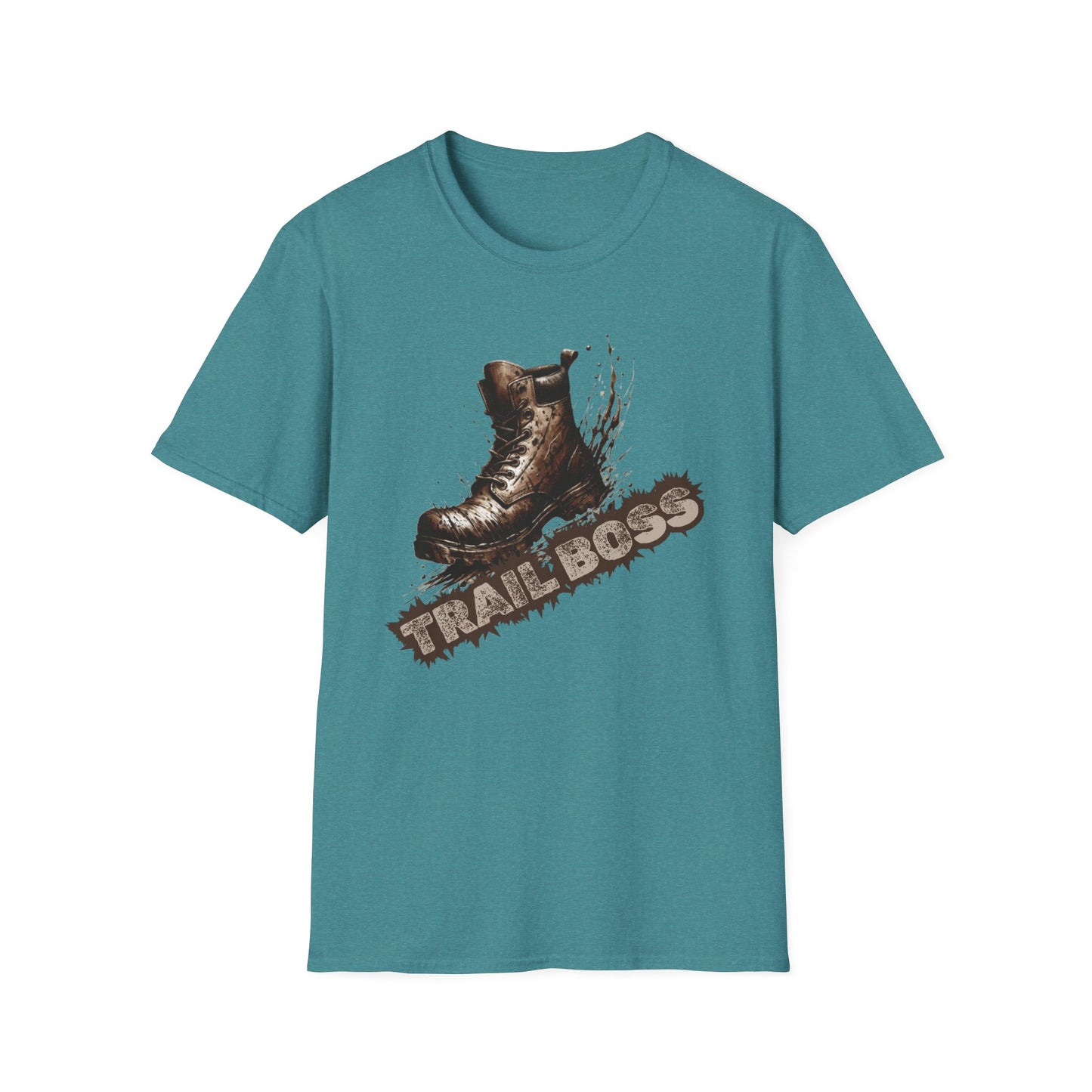 Trail Boss Cotton Tee: Bear-Proof Humor, Eco-Friendly Comfort, Versatile Outdoor Wear