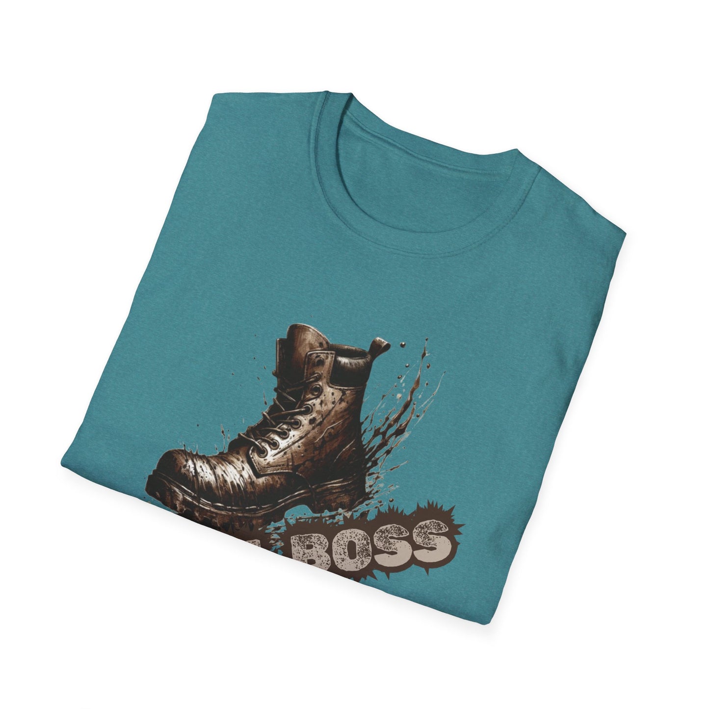 Trail Boss Cotton Tee: Bear-Proof Humor, Eco-Friendly Comfort, Versatile Outdoor Wear