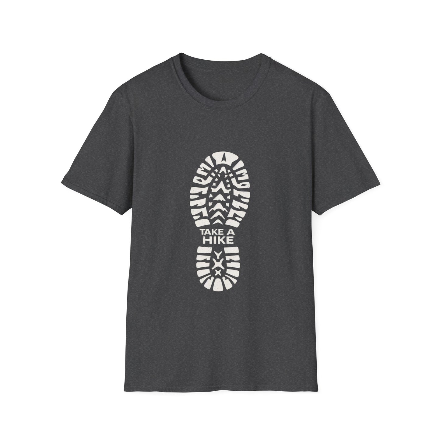Unisex Take a Hike Soft-Style Tee - 100% Cotton Comfort with Durable Twill Tape & Ribbed Collar