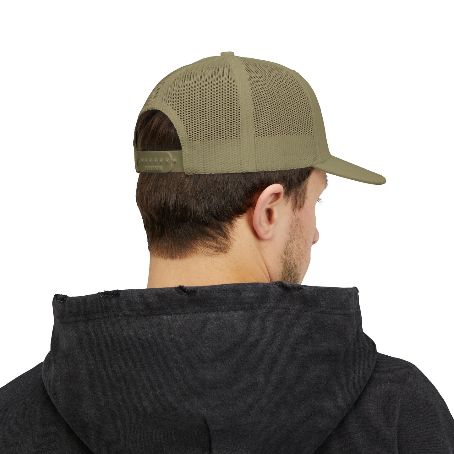 Embroidered Snapback Trucker Cap, Stylish Cap for Outdoor Enthusiasts, Unique Gift for Him, Custom Hat for Events, Casual Everyday Wear