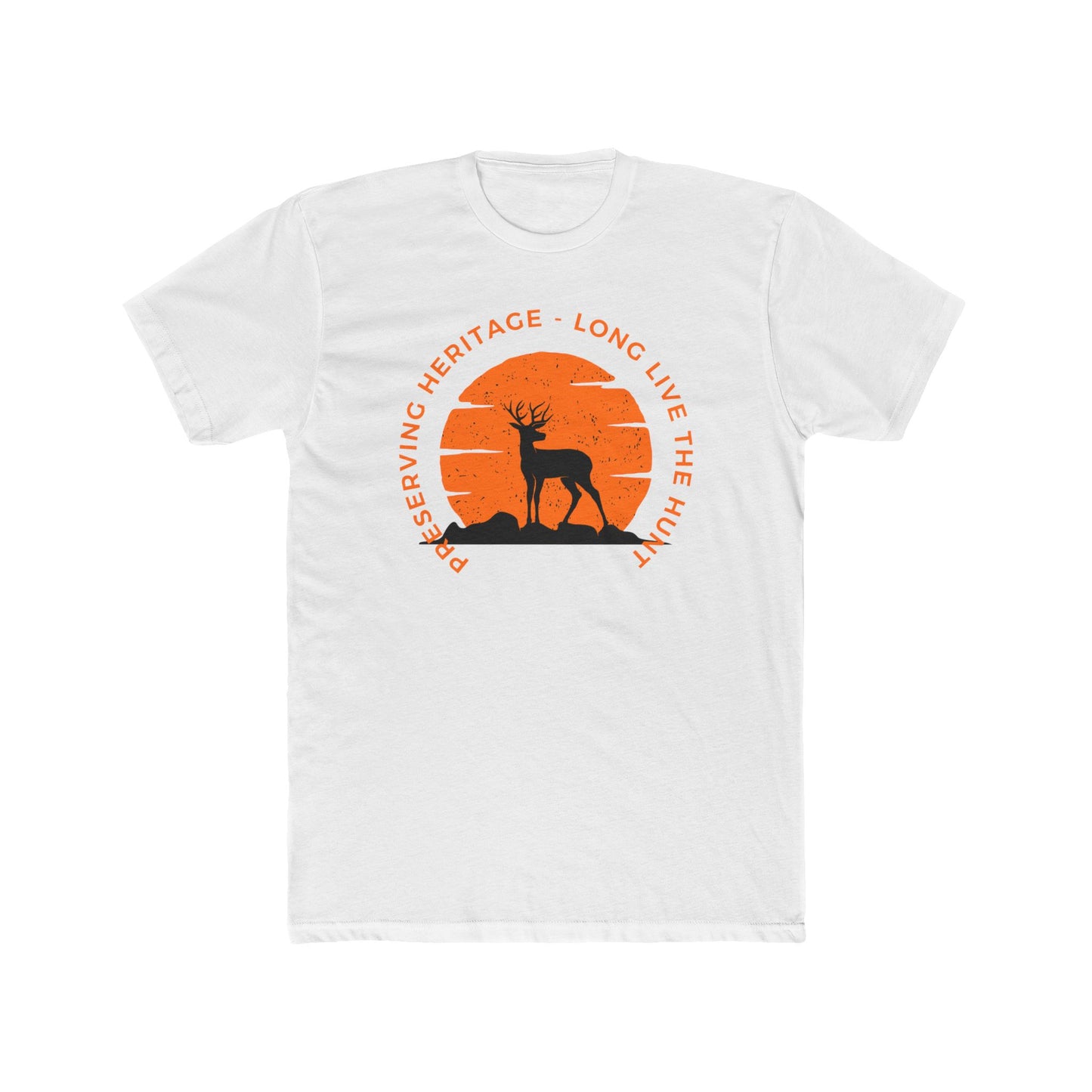 “American Hunting Heritage Men’s Tee - Long live the Hunt | Lightweight Cotton Crew Shirt”