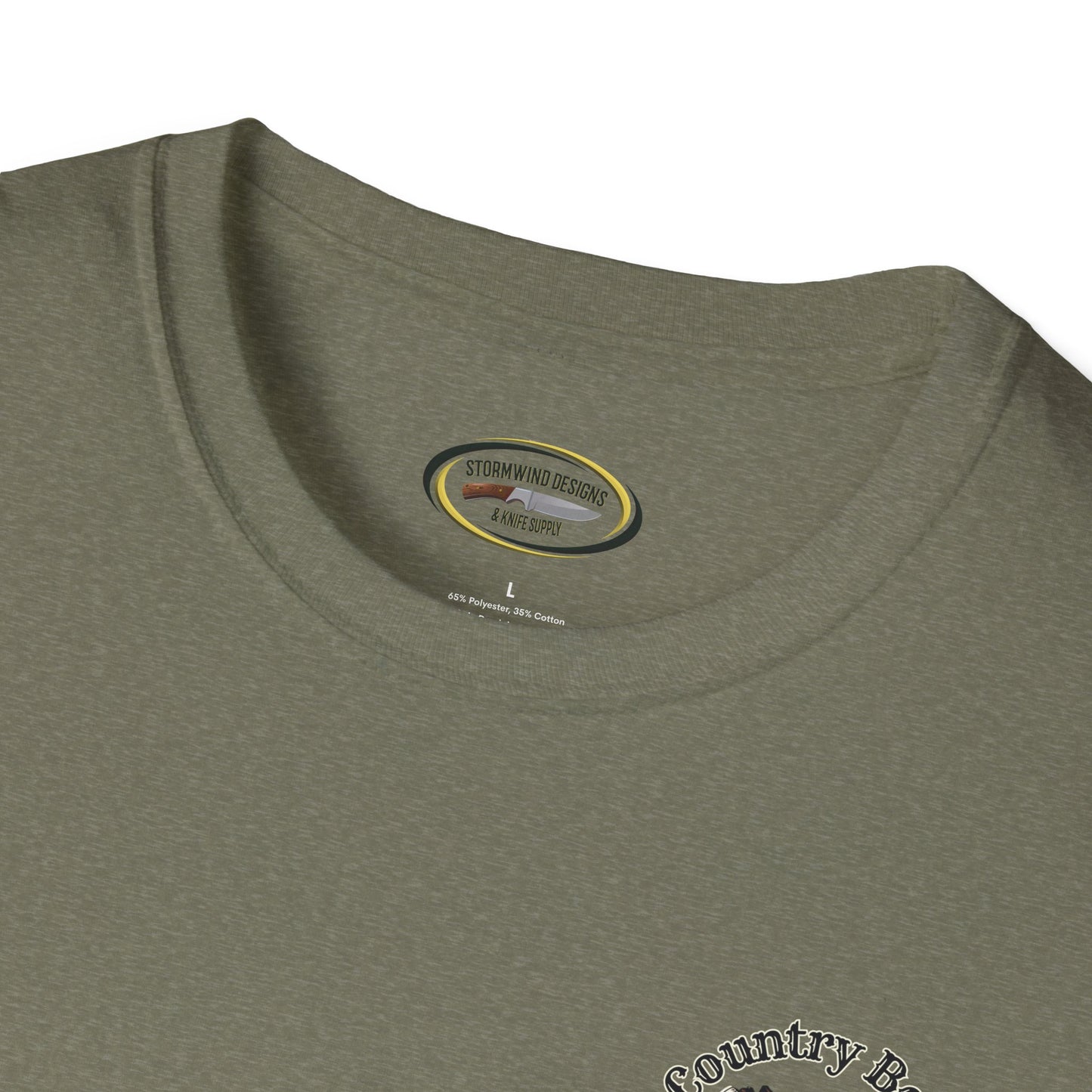 Unisex ‘Country Boys Always Survive’ Tee - Soft Ring-Spun Cotton, Durable Twill Tape Shoulders, Ethically Made & Oeko-Tex Certified