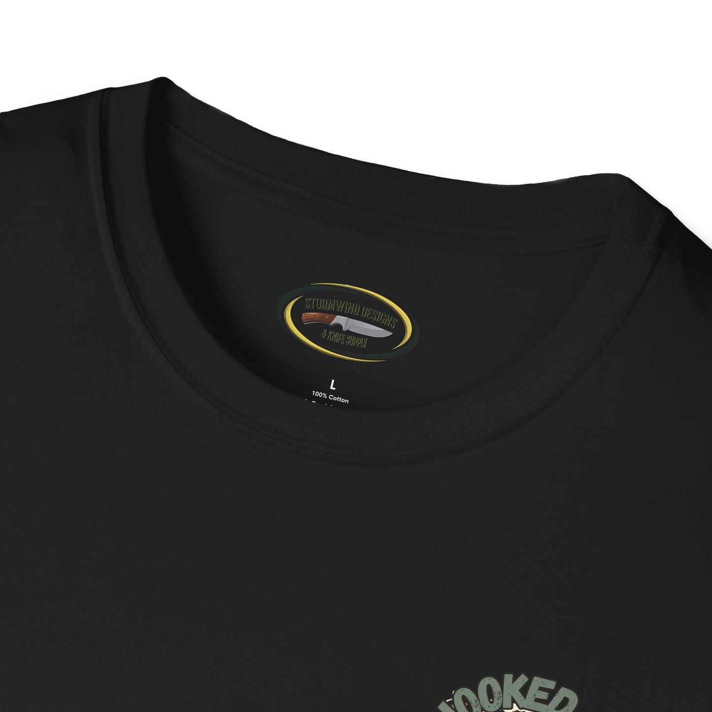Unisex ‘Hooked on Trout Fishing’ Tee - Soft-Style Comfort | 100% Cotton Crewneck Shirt