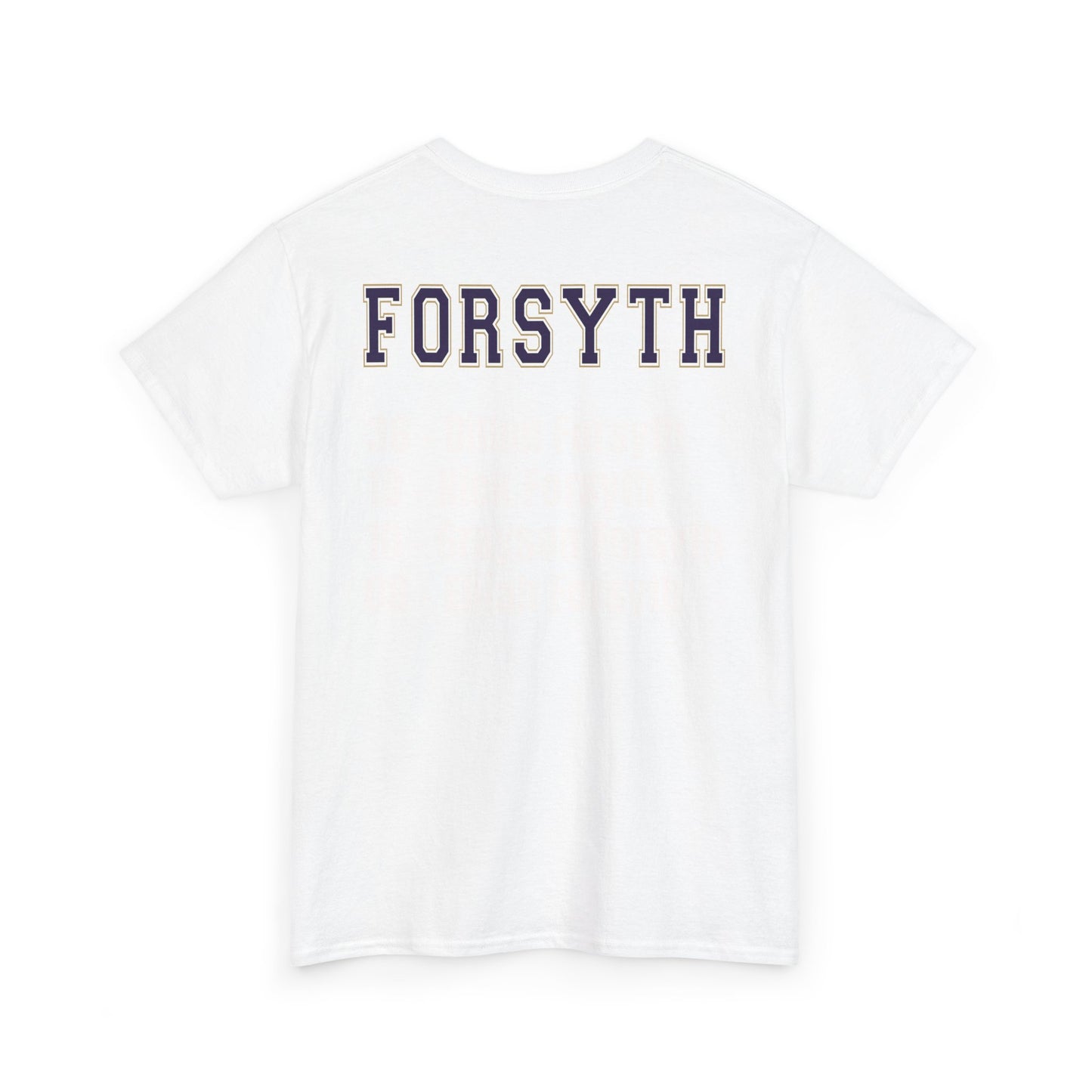 Football Fan Unisex Heavy Cotton Tee | Panthers Support Shirt, Team Pride Wear, Sports Apparel, Game Day T-Shirt, Forsyth Tee