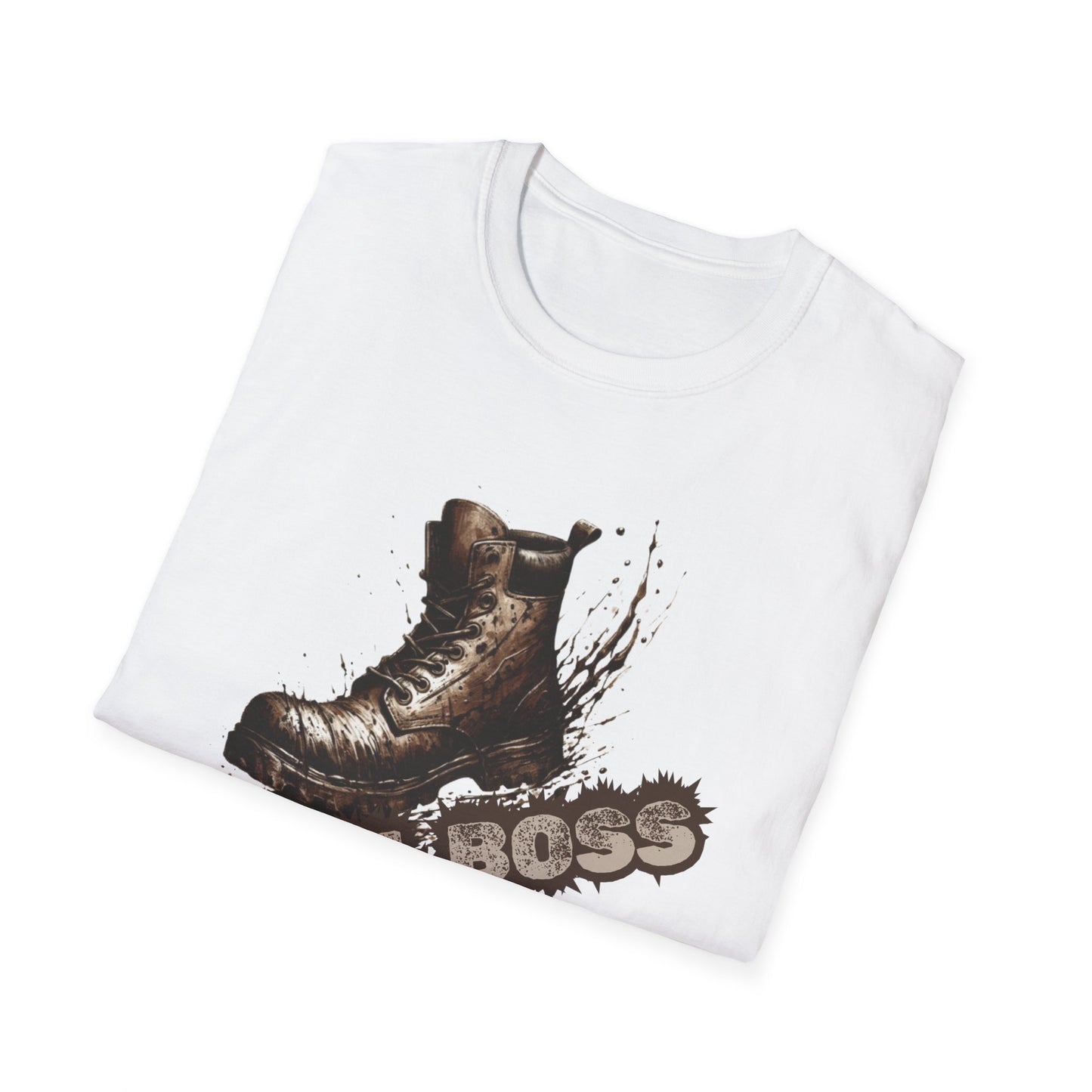 Trail Boss Cotton Tee: Bear-Proof Humor, Eco-Friendly Comfort, Versatile Outdoor Wear