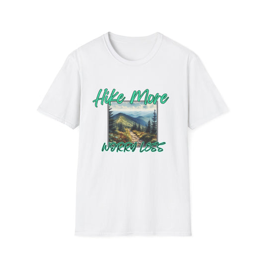 Trail Bliss Tee - Hike More, Worry Less | Eco-Friendly Ring-Spun Cotton Hiking Shirt