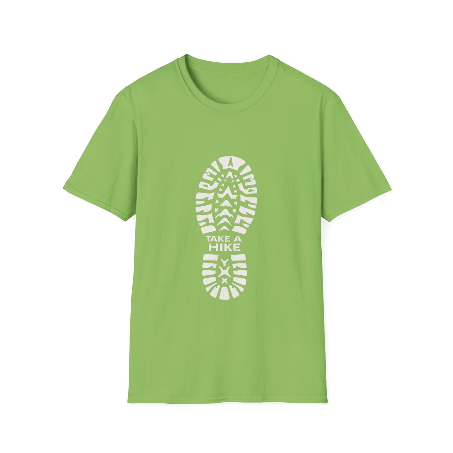 Unisex Take a Hike Soft-Style Tee - 100% Cotton Comfort with Durable Twill Tape & Ribbed Collar