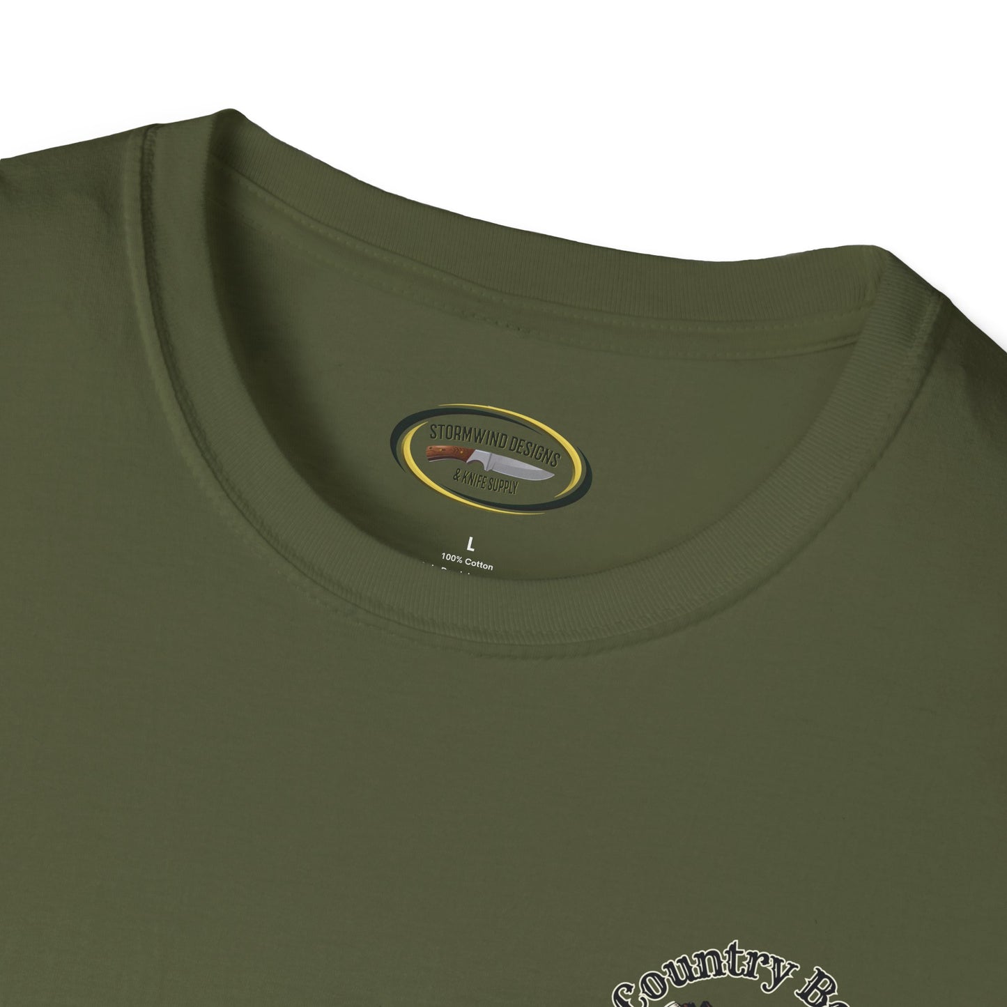 Unisex ‘Country Boys Always Survive’ Tee - Soft Ring-Spun Cotton, Durable Twill Tape Shoulders, Ethically Made & Oeko-Tex Certified