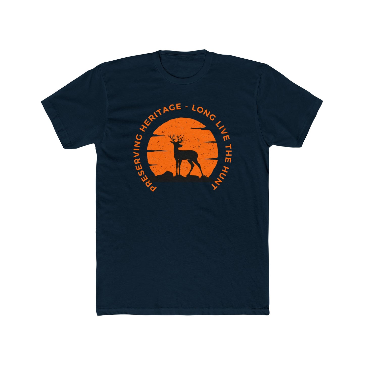 “American Hunting Heritage Men’s Tee - Long live the Hunt | Lightweight Cotton Crew Shirt”