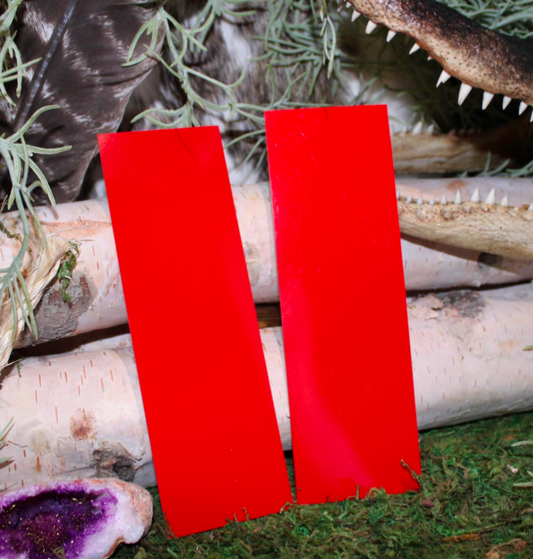 Red G10 6 x 2 x 1/16 inch liner