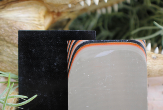 Tri-color camo G10 6.25 x 2 x 1/4 inch