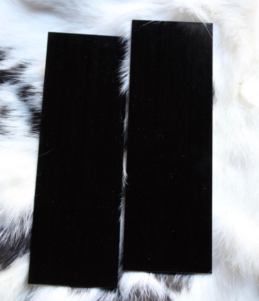 Black G10 6 x 2 x 1/16 inch liner