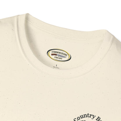 Unisex ‘Country Boys Always Survive’ Tee - Soft Ring-Spun Cotton, Durable Twill Tape Shoulders, Ethically Made & Oeko-Tex Certified