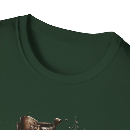 Trail Boss Cotton Tee: Bear-Proof Humor, Eco-Friendly Comfort, Versatile Outdoor Wear