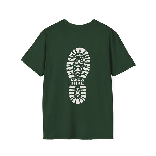 Unisex Take a Hike Soft-Style Tee - 100% Cotton Comfort with Durable Twill Tape & Ribbed Collar