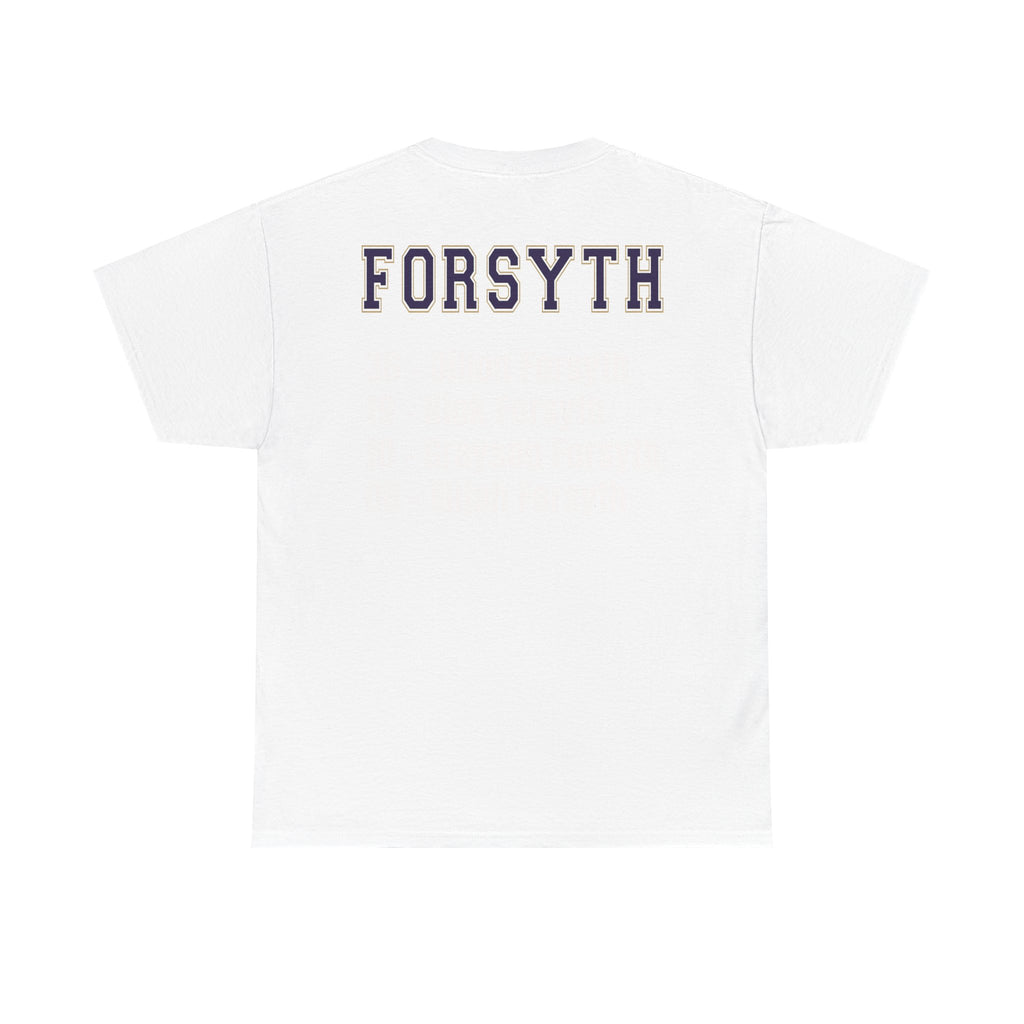 Football Fan Unisex Heavy Cotton Tee | Panthers Support Shirt, Team Pride Wear, Sports Apparel, Game Day T-Shirt, Forsyth Tee