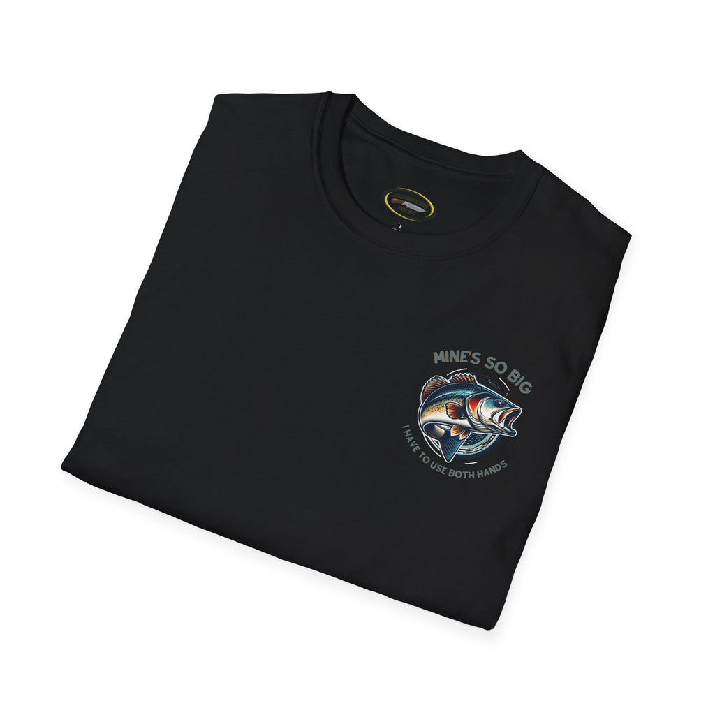 Unisex Bass Fishing T-Shirt | Humorous Angler Tee | Soft-Style Cotton Comfort | Durable & Ethical Casualwear | Funny Fishing Gift