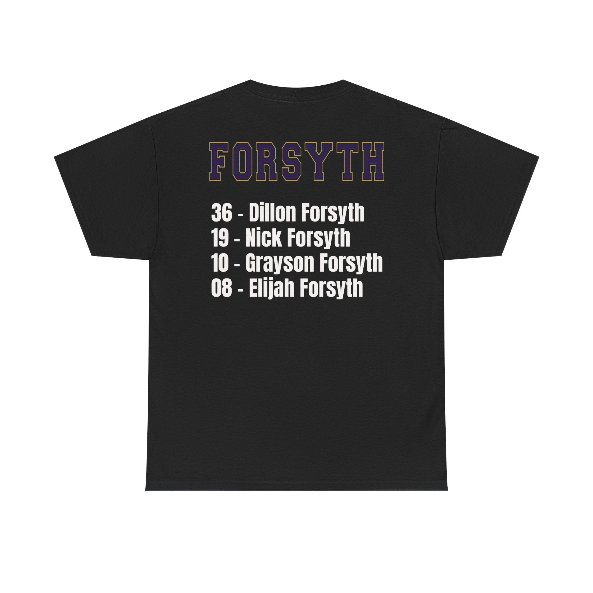 Football Fan Unisex Heavy Cotton Tee | Panthers Support Shirt, Team Pride Wear, Sports Apparel, Game Day T-Shirt, Forsyth Tee
