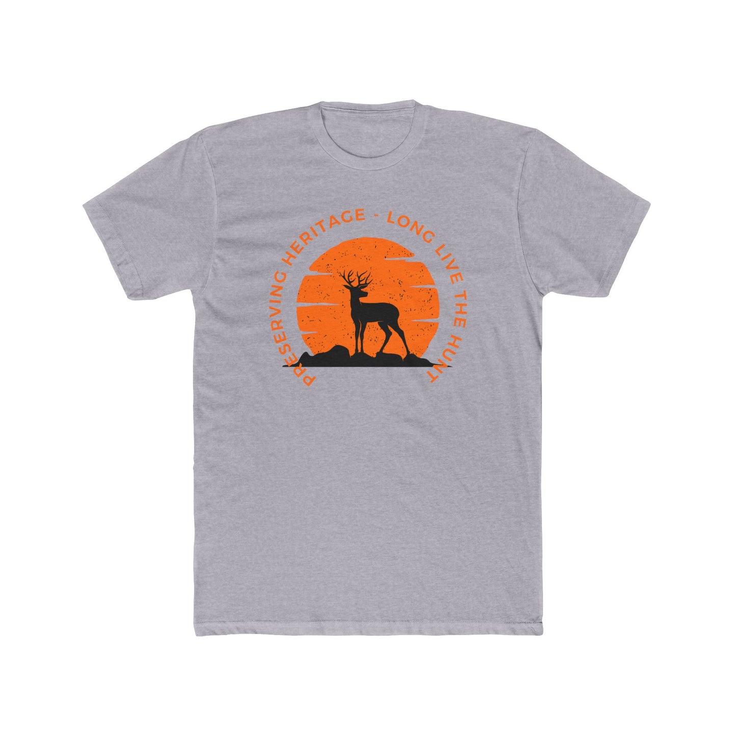 “American Hunting Heritage Men’s Tee - Long live the Hunt | Lightweight Cotton Crew Shirt”