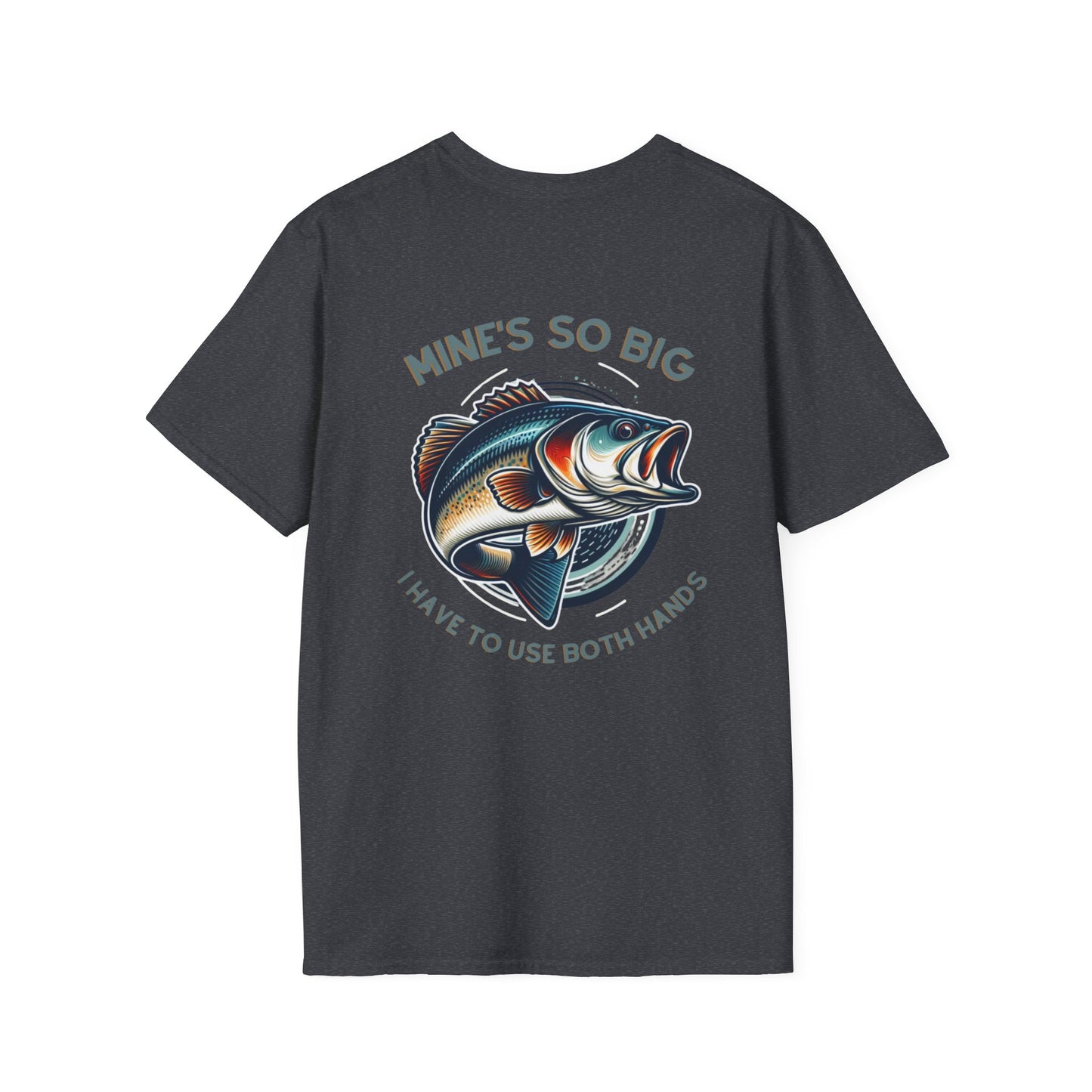 Unisex Bass Fishing T-Shirt | Humorous Angler Tee | Soft-Style Cotton Comfort | Durable & Ethical Casualwear | Funny Fishing Gift