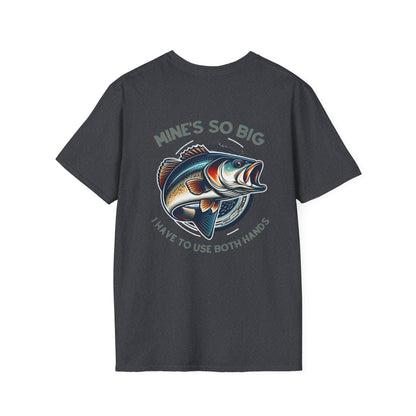 Unisex Bass Fishing T-Shirt | Humorous Angler Tee | Soft-Style Cotton Comfort | Durable & Ethical Casualwear | Funny Fishing Gift