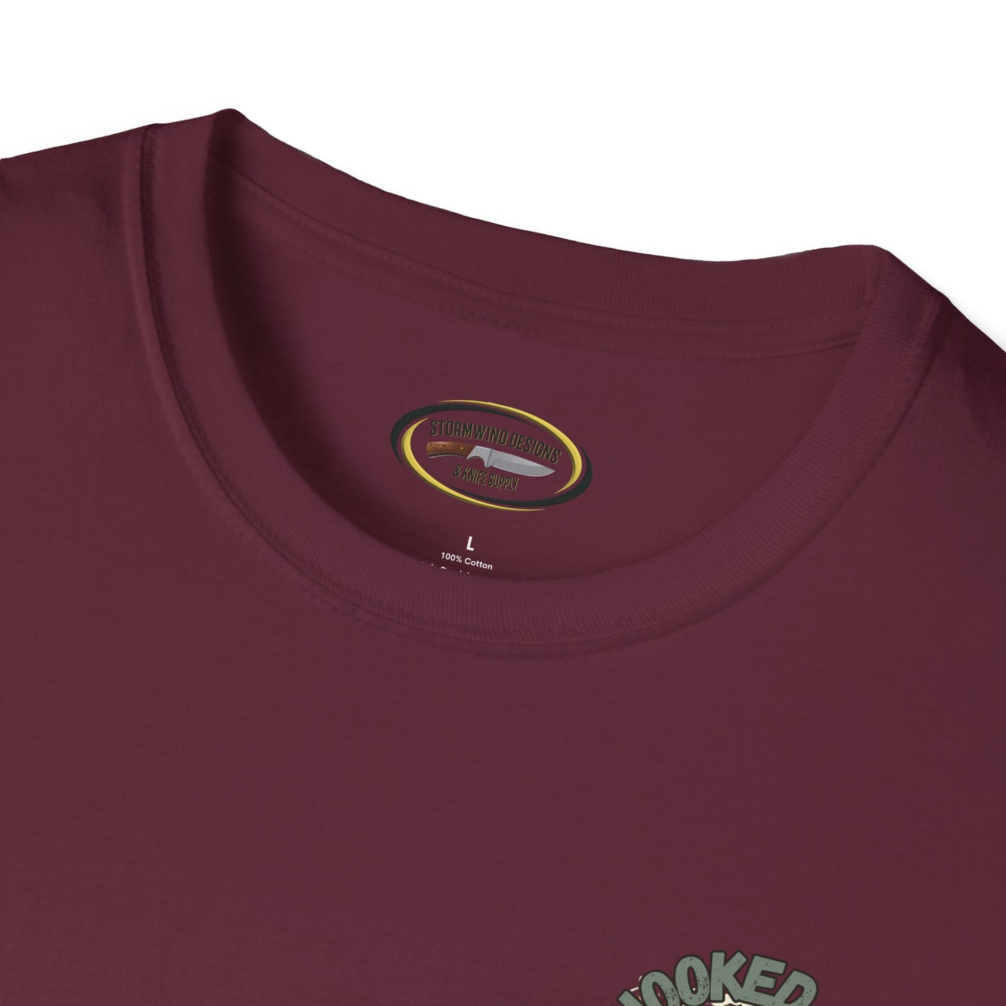 Unisex ‘Hooked on Trout Fishing’ Tee - Soft-Style Comfort | 100% Cotton Crewneck Shirt