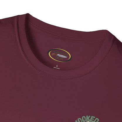 Unisex ‘Hooked on Trout Fishing’ Tee - Soft-Style Comfort | 100% Cotton Crewneck Shirt