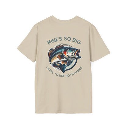 Unisex Bass Fishing T-Shirt | Humorous Angler Tee | Soft-Style Cotton Comfort | Durable & Ethical Casualwear | Funny Fishing Gift