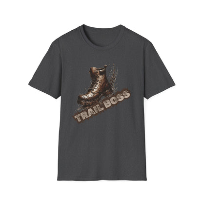 Trail Boss Cotton Tee: Bear-Proof Humor, Eco-Friendly Comfort, Versatile Outdoor Wear