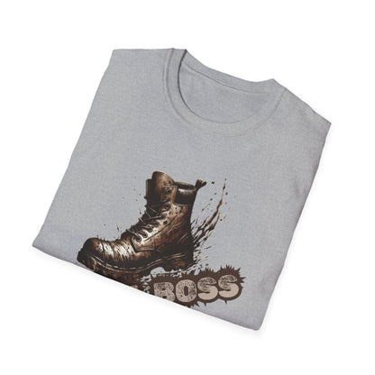 Trail Boss Cotton Tee: Bear-Proof Humor, Eco-Friendly Comfort, Versatile Outdoor Wear