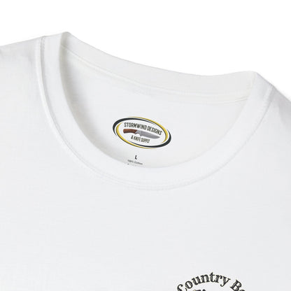 Unisex ‘Country Boys Always Survive’ Tee - Soft Ring-Spun Cotton, Durable Twill Tape Shoulders, Ethically Made & Oeko-Tex Certified