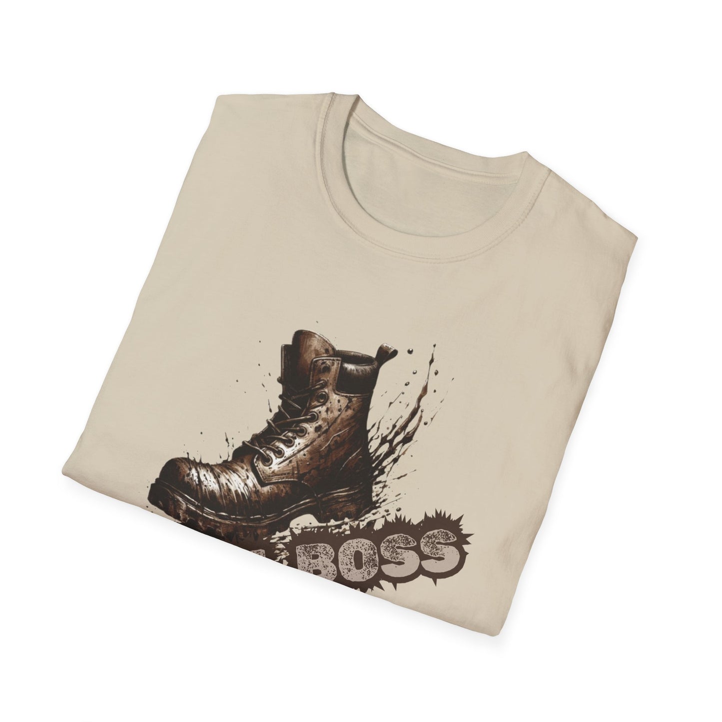 Trail Boss Cotton Tee: Bear-Proof Humor, Eco-Friendly Comfort, Versatile Outdoor Wear