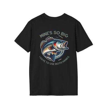 Unisex Bass Fishing T-Shirt | Humorous Angler Tee | Soft-Style Cotton Comfort | Durable & Ethical Casualwear | Funny Fishing Gift