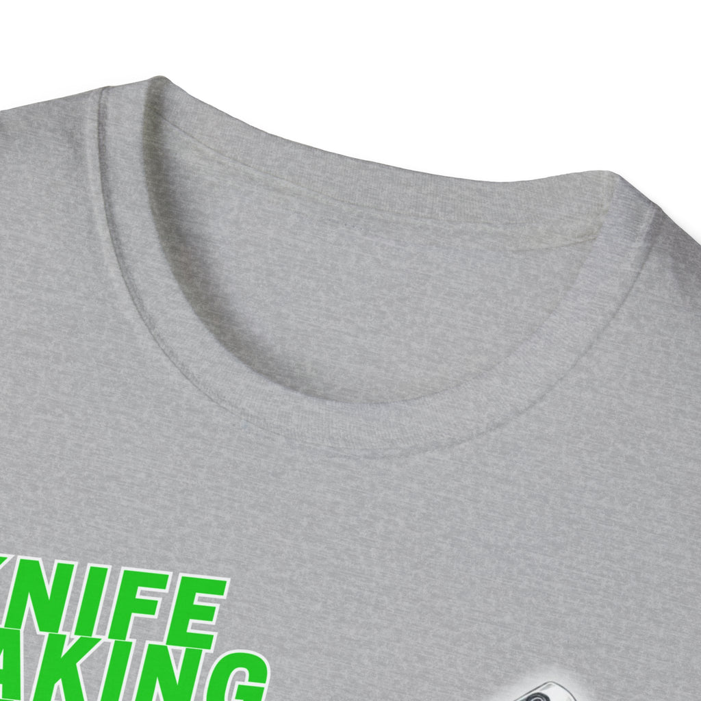 Artisan Comfort Tee - Knife Making Mode ON | Unisex Soft-Style T-Shirt | Ethically Made & Lightweight Cotton Blend