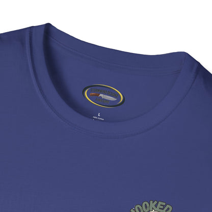 Unisex ‘Hooked on Trout Fishing’ Tee - Soft-Style Comfort | 100% Cotton Crewneck Shirt