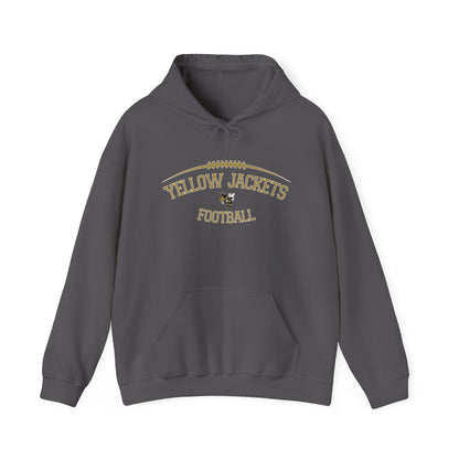 Yellow Jackets Football Unisex Hoodie, Cozy Sweatshirt, Game Day Apparel, Sports Team Gear, Unique Gift for Fans